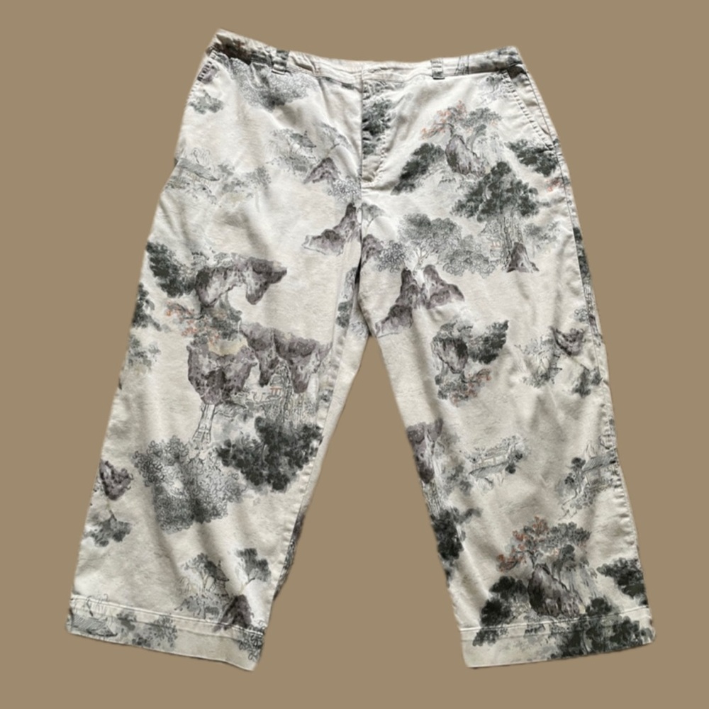 Chico’s Gray Patterned Pants